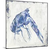 Blue Crayfish I-Jacob Q-Mounted Art Print