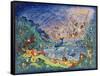 Blue Creation-Bill Bell-Framed Stretched Canvas