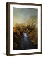 Blue Creek in Autumn-Jai Johnson-Framed Giclee Print