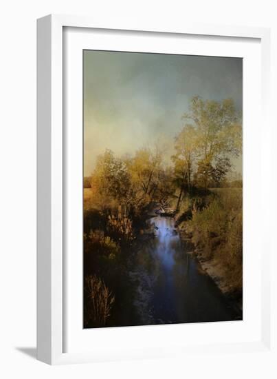 Blue Creek in Autumn-Jai Johnson-Framed Giclee Print