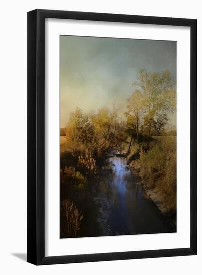 Blue Creek in Autumn-Jai Johnson-Framed Premium Giclee Print