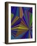 Blue Criss Cross II-Ruth Palmer-Framed Art Print