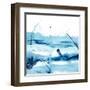 Blue Currents III-Ethan Harper-Framed Art Print