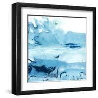 Blue Currents IV-Ethan Harper-Framed Art Print