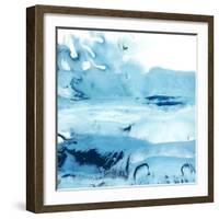 Blue Currents IV-Ethan Harper-Framed Art Print