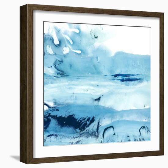 Blue Currents IV-Ethan Harper-Framed Art Print