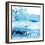 Blue Currents IV-Ethan Harper-Framed Art Print