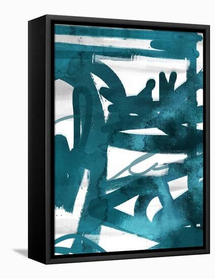 Blue Cynthia 1-Cynthia Alvarez-Framed Stretched Canvas