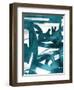 Blue Cynthia 1-Cynthia Alvarez-Framed Art Print