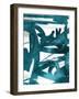 Blue Cynthia 1-Cynthia Alvarez-Framed Art Print