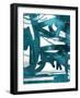 Blue Cynthia 2-Cynthia Alvarez-Framed Art Print