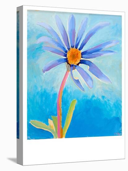 Blue Daisy, 2015-Alex Williams-Stretched Canvas