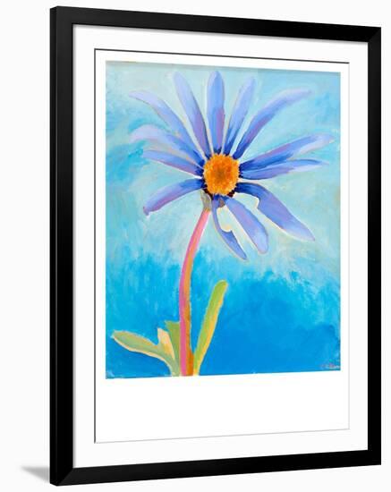 Blue Daisy, 2015-Alex Williams-Framed Giclee Print