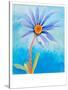 Blue Daisy, 2015-Alex Williams-Stretched Canvas