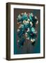 Blue Daisy flowers-Lea Faucher-Framed Art Print