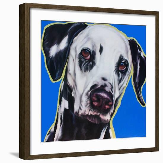 Blue Dalmation-R Berghaus-Framed Art Print