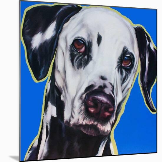 Blue Dalmation-R Berghaus-Mounted Art Print