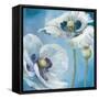 Blue Dance II-Lisa Audit-Framed Stretched Canvas