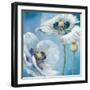 Blue Dance II-Lisa Audit-Framed Art Print