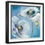 Blue Dance II-Lisa Audit-Framed Premium Giclee Print