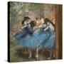 Blue dancers. Around 1893-96. Oil on canvas.-Edgar Degas-Stretched Canvas