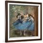 Blue dancers. Around 1893-96. Oil on canvas.-Edgar Degas-Framed Giclee Print