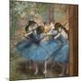 Blue dancers. Around 1893-96. Oil on canvas.-Edgar Degas-Mounted Giclee Print