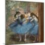 Blue dancers. Around 1893-96. Oil on canvas.-Edgar Degas-Mounted Giclee Print