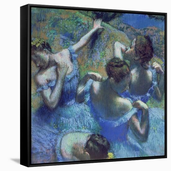 Blue Dancers, circa 1899-Edgar Degas-Framed Stretched Canvas