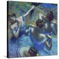 Blue Dancers, circa 1899-Edgar Degas-Stretched Canvas