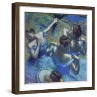 Blue Dancers, circa 1899-Edgar Degas-Framed Premium Giclee Print