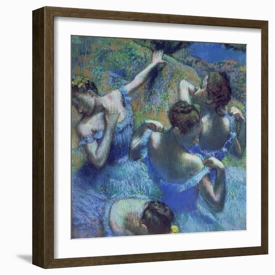 Blue Dancers, circa 1899-Edgar Degas-Framed Premium Giclee Print