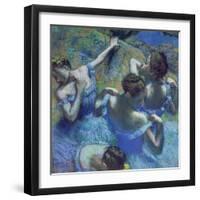 Blue Dancers, circa 1899-Edgar Degas-Framed Premium Giclee Print