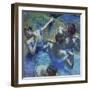 Blue Dancers, circa 1899-Edgar Degas-Framed Giclee Print