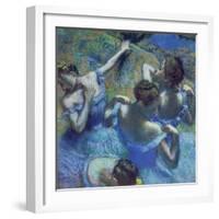 Blue Dancers, circa 1899-Edgar Degas-Framed Giclee Print