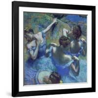 Blue Dancers, circa 1899-Edgar Degas-Framed Giclee Print