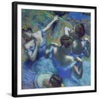 Blue Dancers, circa 1899-Edgar Degas-Framed Giclee Print