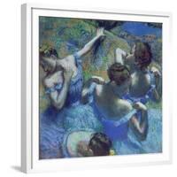 Blue Dancers, circa 1899-Edgar Degas-Framed Giclee Print