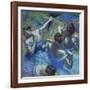 Blue Dancers, circa 1899-Edgar Degas-Framed Giclee Print