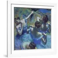 Blue Dancers, circa 1899-Edgar Degas-Framed Giclee Print