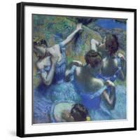 Blue Dancers, circa 1899-Edgar Degas-Framed Giclee Print