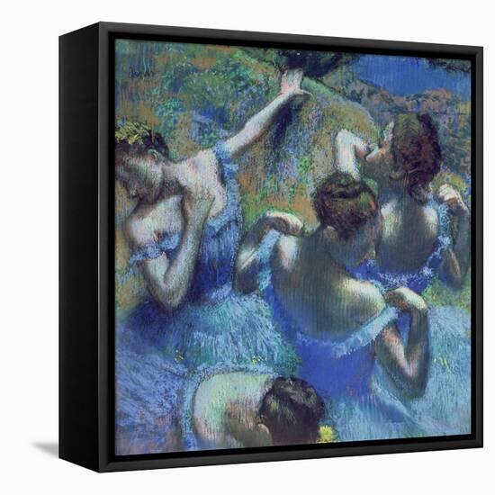 Blue Dancers, circa 1899-Edgar Degas-Framed Stretched Canvas