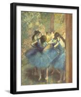 Blue Dancers-Edgar Degas-Framed Giclee Print