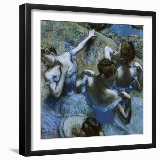 Blue Dancers-Edgar Degas-Framed Giclee Print