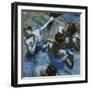 Blue Dancers-Edgar Degas-Framed Giclee Print