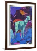 Blue Deer-David McConochie-Framed Giclee Print