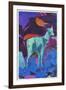 Blue Deer-David McConochie-Framed Giclee Print