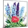 Blue Delphiniums-Christopher Ryland-Mounted Giclee Print