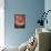 Blue Diamond Pineapple Label - Corozal, PR-Lantern Press-Framed Stretched Canvas displayed on a wall