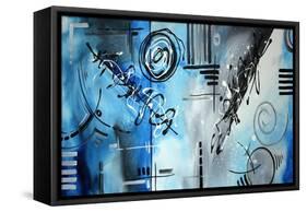 Blue Divinity-Megan Aroon Duncanson-Framed Stretched Canvas